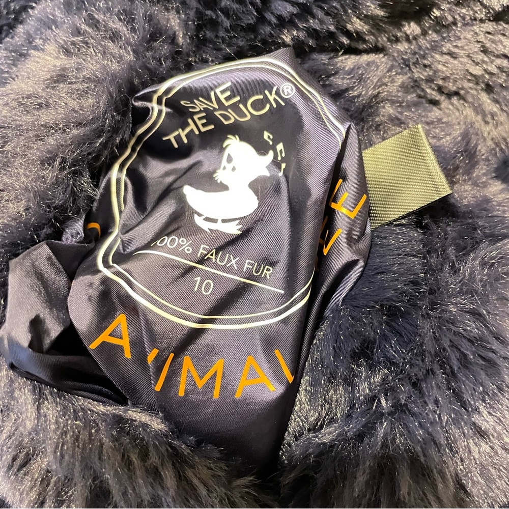 Save the Duck Reversible Puffer Jacket Size 10 - Picture 5 of 7